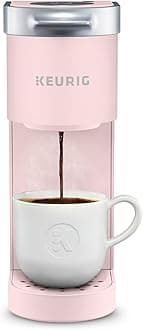 K-Mini Single Serve K-Cup Pod Coffee Maker, 6 to 12oz Brew size, with Cord Storage, Perfect for Small Spaces, Dusty Rose