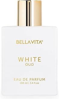 BELLAVITA White Oud 100ml | Long Lasting Unisex Perfume | Perfume for Man and Woman | Eau De Parfum | Orange, Patchouli, Musk | Oud, Citrus & Spicy Premium Fragrance