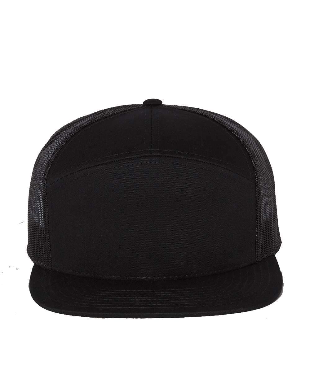 RICHARDSON 7 Panel Trucker Cap 168 US Size: One Size Color: Black