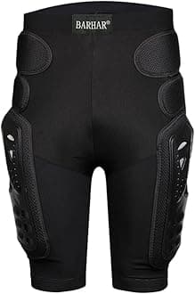 Protective Armor Pants Hockey Knight Gear for Motorcycle Motocross Racing Ski Protect Pads Sports Hips Legs (Medium)