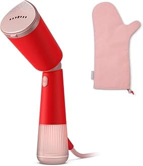 STH 5020/40 Garment Steamer for Clothes, Slim & Travel Friendly Design, Adjustable Head for Horizontal & Vertical Steaming, Quick Heat, 24g/min Steam, 1400 Watts