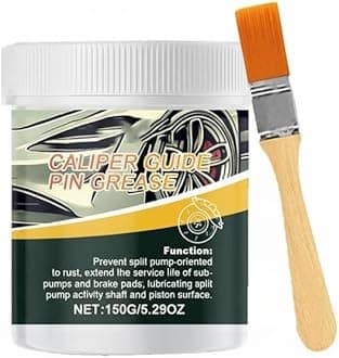 Brake Caliper Grease/Paste – Silicone Lubricant for Brake Assembly, Anti-Seize Automotive Grease, Eliminates Squeaking & Prevents Galling (Car brake caliper grease 150g)