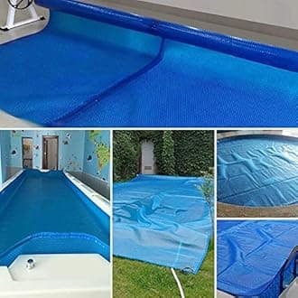 Bubble Summer Solar Pool Cover, Rectangle Heating Blanket Heavy Duty Tarpaulin with Grommets, for Inflatable Swimming Pools, In-Ground Pools (Size : 5m x 7m(16ft×23ft))