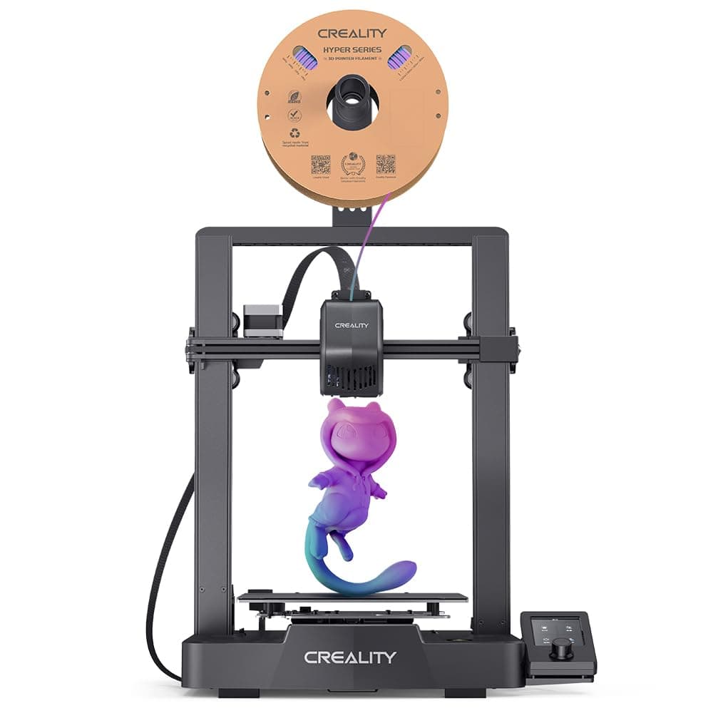 Creality Ender 3 V3 SE 3D Printer, 250 mm/s Print Speed 3D Printer with CR Touch Auto Leveling, Sprite Direct Extruder Dual Z Axis & Y Axis, Print Size 8.66 x 8.66 x 9.84 inches