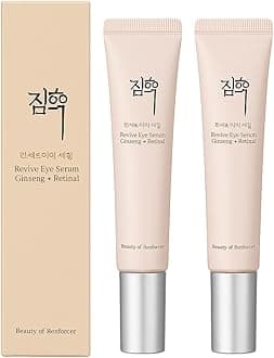 Revive Eye Serum with Retinal Niacinamide Peptide Correction for Puffy Eye Bags Fine Lines Dark Circles Wrinkles, Korean Skin Care 30ml, 1 fl.oz (30 ml (Pack of 2))