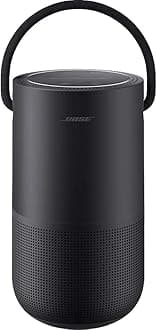 Portable Smart Speaker — Wireless Bluetooth Speaker with Alexa Voice Control Built-in, Black