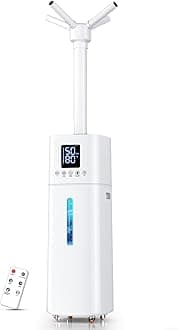 15L/4Gal Humidifier Large Room, 600ml/h Misting, 72H Runtime, Top Fill, Humidifiers for Home, Easy to Move, Humidifiers for Bedroom Large Room, Aroma Diffuser, 12H Timer, Auto Shutoff Protection