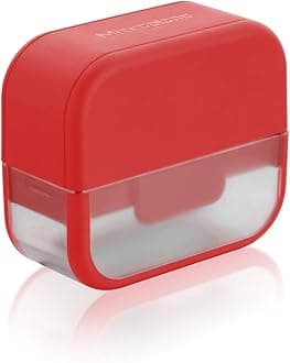 Microplane 48148 Set Garlic Mincer and Slicer, One Size, Red