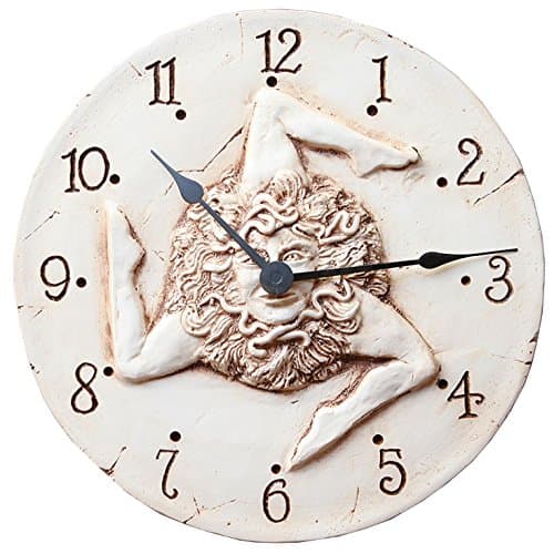 Sicilian Trinacria Wall Clock
