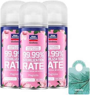 Glodway Whole Car Air Refresher,Odor Eliminator Remover Spray For Car,Magnoli...