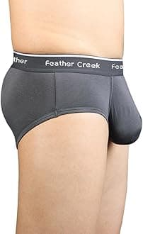 Mens Pouch Trunks Separate Big Enhance Underwear Briefs Comfy Mid-Rise Pouch Bikini Brief Boxer Briefs