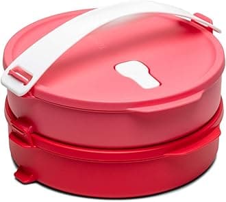 Tupperware Click to Go Round Food Carrier 880ml