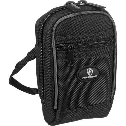 Pearstone Onyx 230 Camera Pouch (4.5 x 2.5 x 1.5, Black)