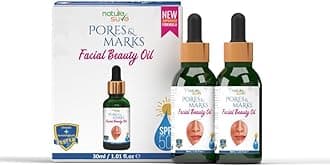 Nature Sure Pores and Marks Premium Facial Oil for Skin Pores, Stretch Marks and Fine Lines (Pack of 2, 30ml)