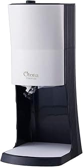 Doshisha Electric Fluffy Snow Shaved Ice Maker with 3 Ice Cups, Black