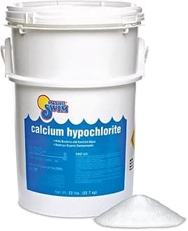 In The Swim Pool Shock – 68% Cal-Hypo Granular Sanitizer for Crystal Clear Water – Defends Against Bacteria, Algae, and Microorganisms - 50 Pounds