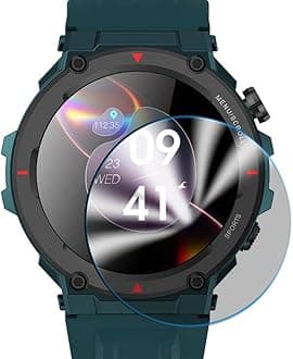 FCS | Pack of 5 | Smartwatch Screen Guard for Fastrack Xtreme Pro with 3.6 cm | Edge to Edge Coverage | Ultrathin 0.125mm 9H anti shock flexible Watch screen protector TPU membrane