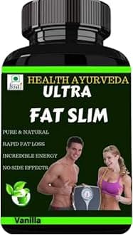 Ultra Fat Slim, Ayurvedic Product, Body Slim Powder, Weight Loss, Flavor Vanilla, Pack of 1