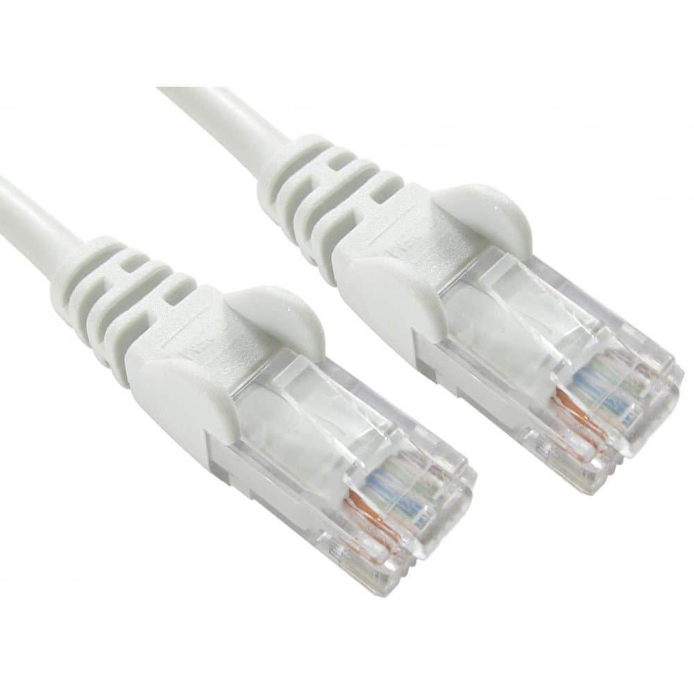 1.5m WHITE Network Cable - CAT5e - RJ45 - Ethernet - Patch - LAN - Router - Modem - 10/100 50 PACK