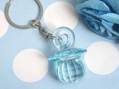 A Baby Boy Crystal Dummy Key Chain