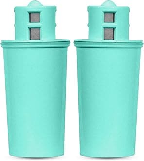 Crystal Quest Alkalizing Water Filter Pitcher Cartridge - Advanced Filtration for Clean, Healthy Water, Enhances Mineralization, Long-Lasting Design, Easy Installation - 1,000 Gallons [Pack of 2]