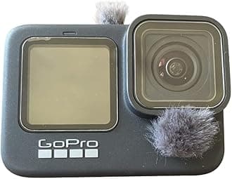 Camera Mic Wind Muff For Go Pro Hero 9 10 Dead Cat Windscreen Microphone Cover For Series Of Go Pro Hero (Grey)