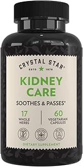Kidney Care (60 Capsules) – Herbal Supplement for Kidney Cleanse, Detox & Support - Stone Root, Gravel Root & Hydrangea Root - Non-GMO