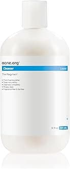Acne.org Cleanser 16 oz. - Gentle Face Wash for Acne-Prone Skin, Now with Increased Foaming and always pH-Balanced