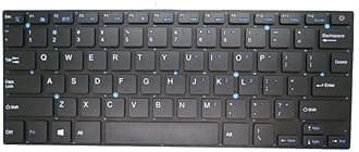 Laptop Keyboard for I-Life ZED AIR H2 Black Without Frame United States US