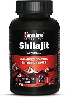 Himalaya Shilajit Capsule|60s|Enhances Stamina,Energy and Power|Supports Healthy Testosterone Levels
