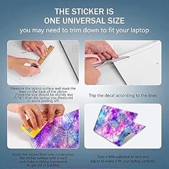 Colorful Shell Stickers 12.1" 14" 15.4" 13.3" 15.4" 15.4"