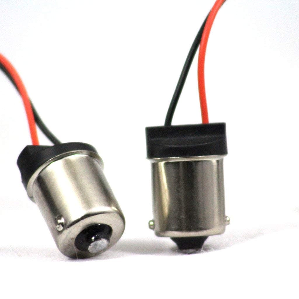 Eagle Lights 8748TS-1156R-FLAT 3.25 3-1/4 Inch Rear LED Turn Signals Compatible With Harley Davidson Motorcycles - Generation I - Red - Double Pack - 1156 Base