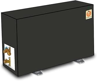 KANUSHI industries® 100% Waterproof Split AC Cover For outdoor Unit 1.5 to 2.0 Ton Capacity (VAR-AC-OUT-TRANSPARENT) (VAR-AC-OUT-WATERPROOF-OCEAN-GREEN-01)