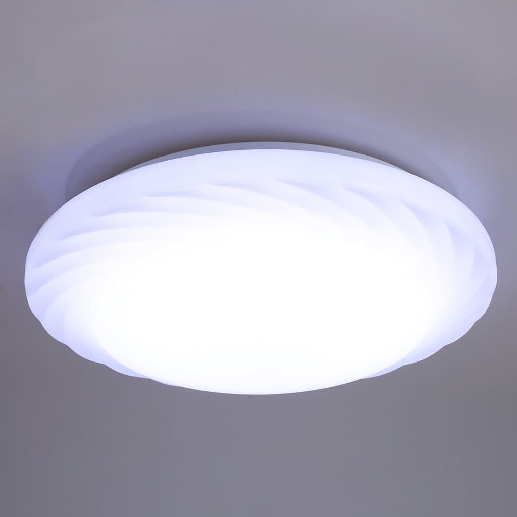 Lampwin 18W Round LED Ceiling Light,7000k Bright Light,1600 Lumens,Round Flush Mount Fixture for Indoor Lighting,Energy Saving, Suitable for Bedroom,Living Room,Kitchen,Balcony.--White