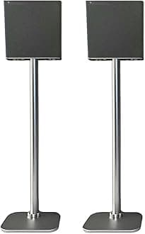 Speaker foor Stand Compatible with Sony BRAVIA Theater Quad Surround Sound System (HT-A9M2), Aluminum, Built-in Power Cord