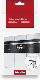 Miele Original Descaling Tablets with Moisture Plus, for Coffee Machines, Steam Ovens, FashionMaster, and Ovens/Ranges with Moisture Plus, Pack of 6