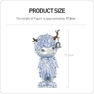 POP MART Hirono Ceramic Feather Figurine Premium Design Gifts for Women Fan-Favorite Collectible Chic Art Toy Action Figure