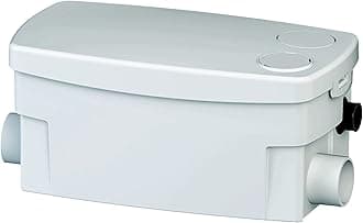 SFA SANIFLO - Sanimarin Pump - Compact Electric Marine Drain Pump - Efficient Gray Water Management - Two Low Inlets - Integrated Active Carbon Filter - 24 Volt - 12 Lbs - Made In France