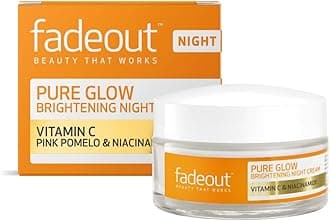 Fade Out Pure Glow Brightening Night Cream with Vitamin C, Pink Pomelo and Niacinamide