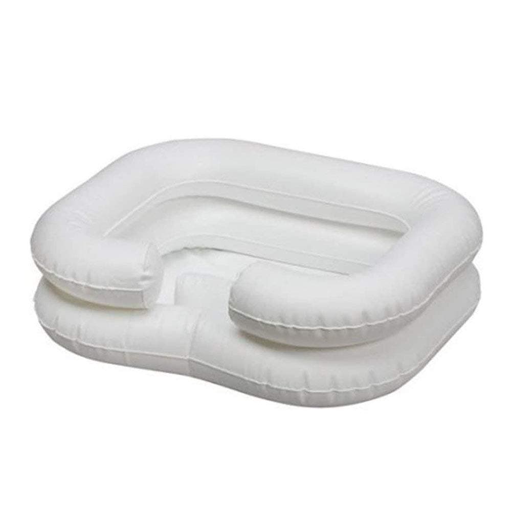 SHKY Deluxe Inflatable Shampoo Basin for Elderly and Disabled,Inflatable Hair Washing Basin shampoo basin bathing aid wash hair in bed