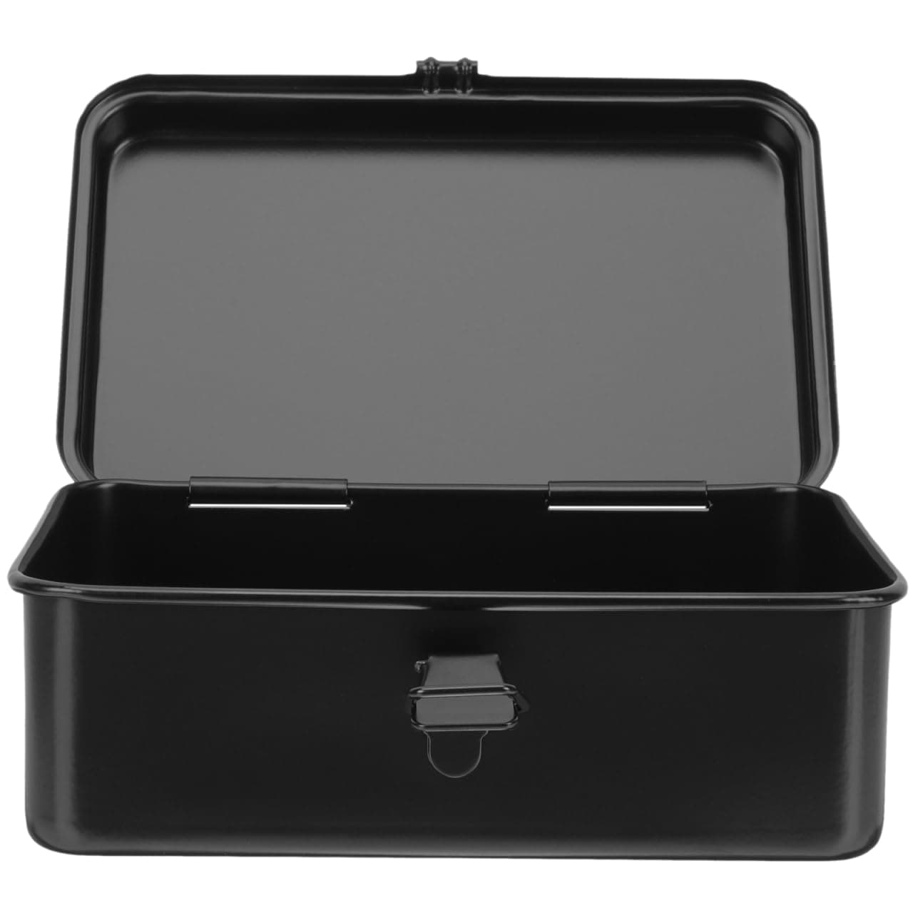 DOITOOL Metal Tool Box Small Portable Storage Case with Lid Compact Toolbox for Home Garage Workshop 7.87X4.92X3.07In