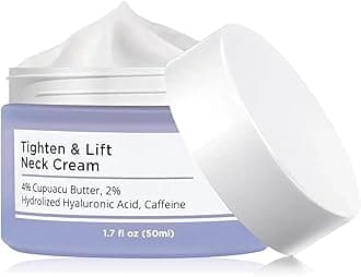 Tighten and Lift Neck Firming Cream, Neck Creams for Tightening & Lifting Sagging Skin & Hydrating, Help Reduce Fine Lines & Wrinkles