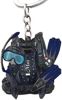 Love Scuba Diving - Personalized Scuba Diving Ornament, Keychain