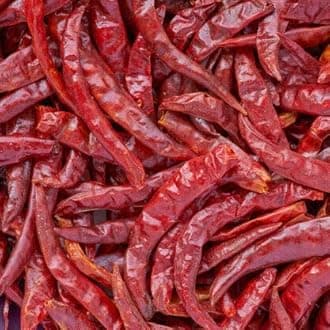 PURE RED WHOLE DRIED CHILLIES | WHOLE RED CHILLI DRY CHILLY | FREE UK P&P (500g)