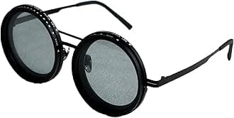 Lombell 1-9 Gear Adjustable Tint Sunglasses, Polarized Lens with ND Filter, Rounded Sunglasses for Versatile Light Control and Maximum Sun Protection(Black)