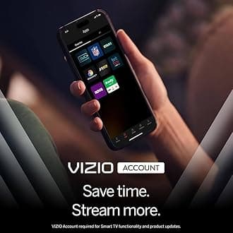 Vizio 43-Inch 4K UHD LED Smart TV Bundle - Dolby Vision, HDR10+, VRR, Bluetooth, Alexa Compatible, Voice Remote with UAX HDMI Cable, 12-Month CPS Protection and Screen Cleaner with Microfiber Cloth.