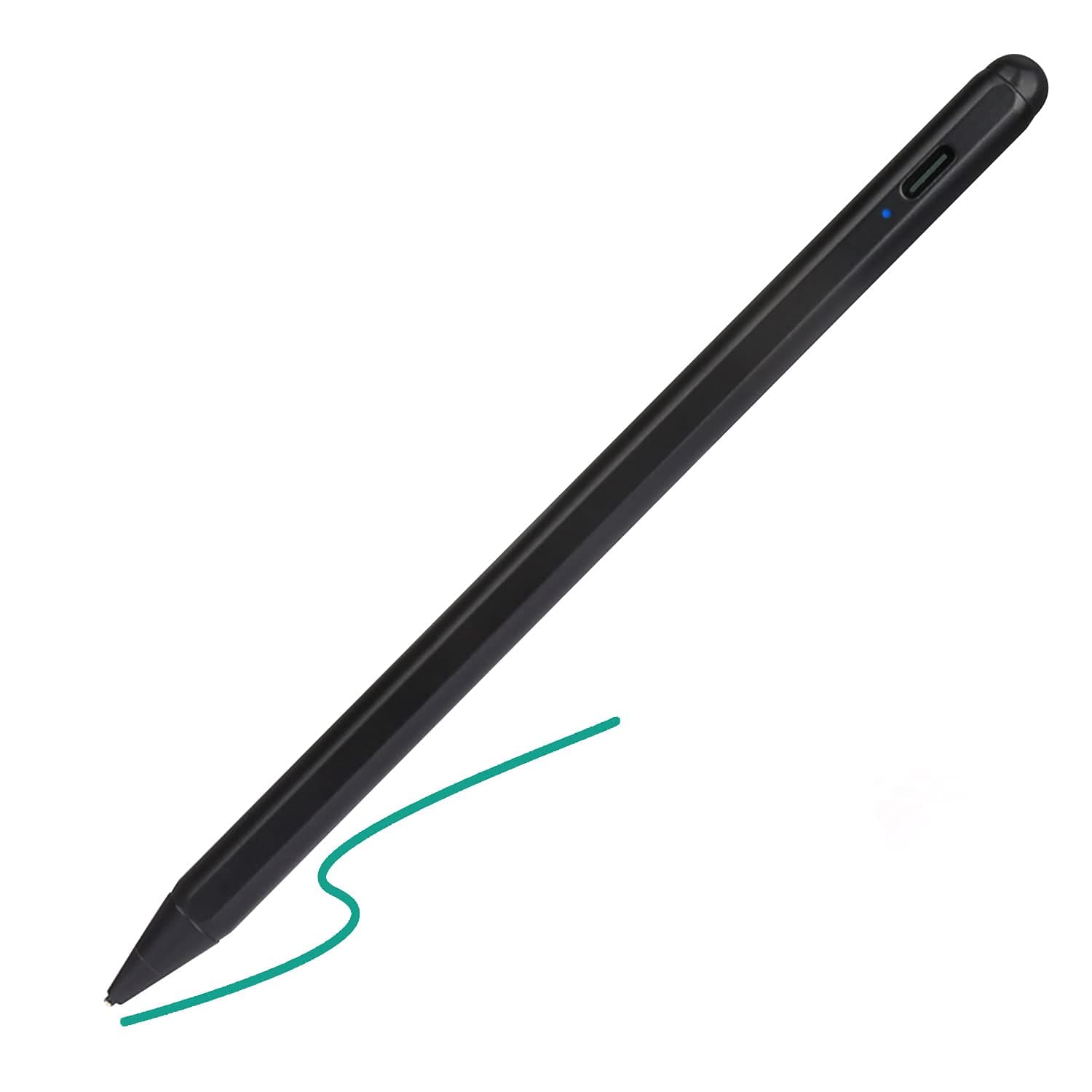 Electronic Stylus for iPad 5th Generation 9.7 Inch 2017 Pencil, Type C Rechargeable Active Capacity Pencil for Apple iPad 5th Generation 9.7 Inch Stylus Pen, Perfect for iPad Drawing Pen, Black