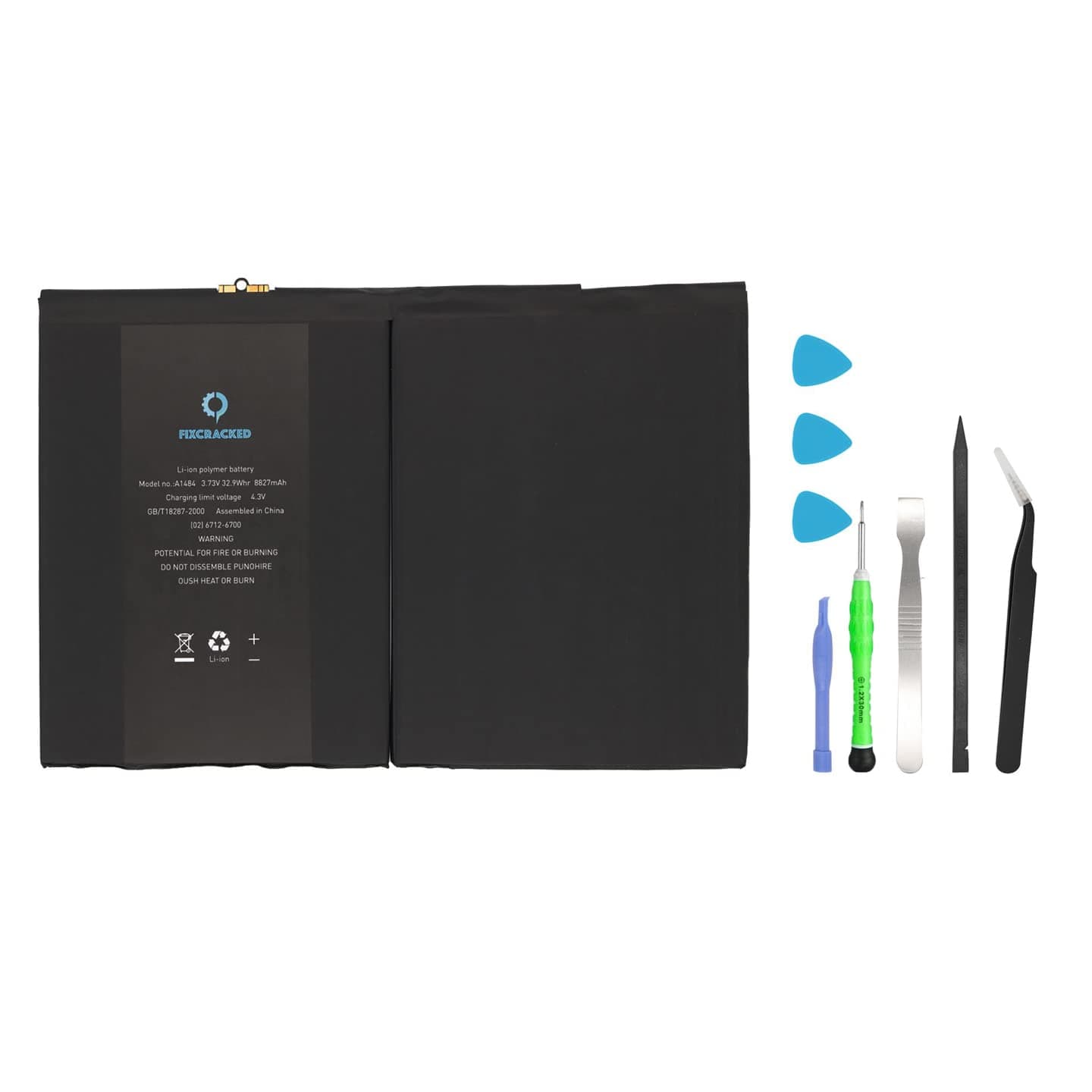 Replacement Battery for iPad 5/iPad 6/iPad 7/ipad 8/iPad air, Battery Repair Tools Kit Compatible with A1822, A1823,A1474, A1475,A1476,A1893,A1954,A2197,A2200,A2198，A2270，A2428，A2429，A2430