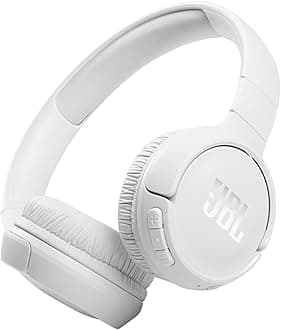 Tune 510BT: Wireless On-Ear Headphones with Purebass Sound - White