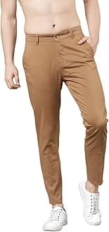 Men's Tapered Fit Cargo Trousers| Stylish & Comfortable for Casual, Travel & Active Wear | Trousers for Men